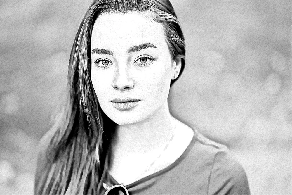 Отретушированная фотография