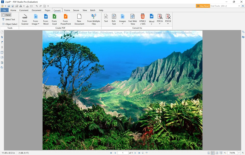 скриншот программы PDF Studio